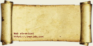 Kristina Kovač vizit kartica